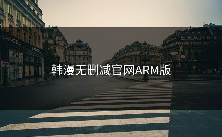 韩漫无删减官网ARM版