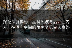 探花深度揭秘：猛料风波背后，业内人士在酒店房间的角色罕见令人意外