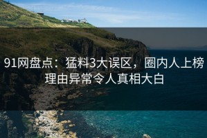 91网盘点：猛料3大误区，圈内人上榜理由异常令人真相大白